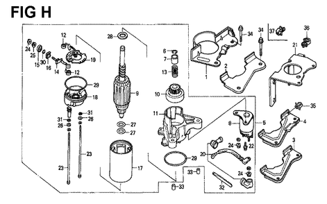 Part Location Diagram of 16541-ZE8-010 Lawn Boy SHAFT-ARM, GOVERNOR