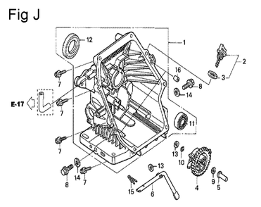 Part Location Diagram of 11300-Z2A-405 Honda Cover Assembly, Crankcase