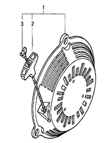 Fig-0 Diagram and Parts List for GC160A Type VXE Honda Engine