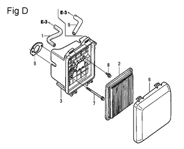 Fig-4 Diagram and Parts List for GCV160LA0 Type A2R Honda Engine