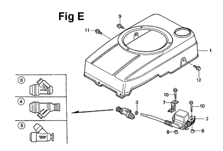 Fig-9 Diagram and Parts List for GXV120 Type A1L2 Honda Engine