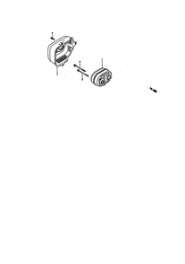 Muffler Diagram and Parts List for GCV-160-A1  Honda Engine
