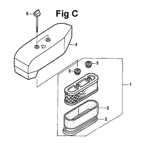 Fig-1 Diagram and Parts List for GXV160A1 Type N12 Honda Engine