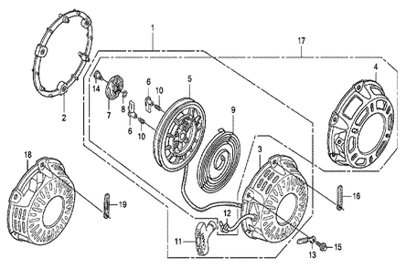 Fig-0 Diagram and Parts List for GX200 QXS2-Seri-19-8999999 Honda Engine