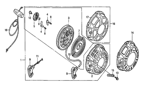 Fig-0 Diagram and Parts List for GX160K1 LX4-Seri-20-8669999 Honda Engine