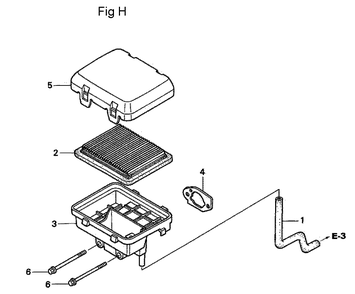 Fig-8 Diagram and Parts List for GC160A Type VHA Honda Engine