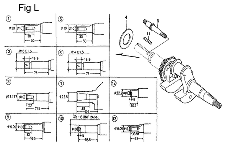 Fig-12 Diagram and Parts List for GC160A Type SHE Honda Engine