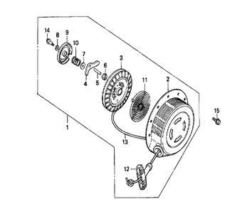 Part Location Diagram of 16570-ZE2-820 Honda Control Assembly (Remote)