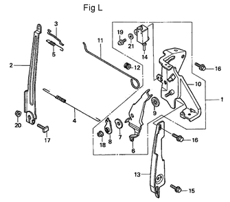 Fig-12 Diagram and Parts List for GC160A Type QHAJ Honda Engine