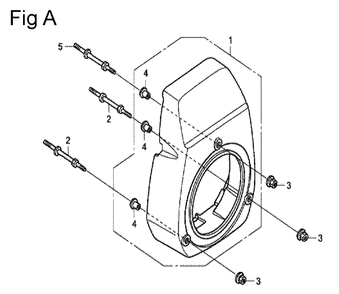 Fig-1 Diagram and Parts List for GC190A Type QHC Honda Engine