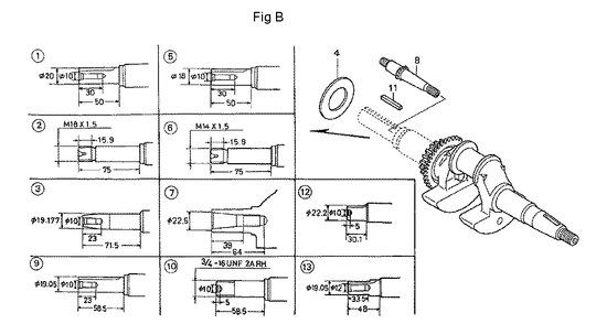 Fig-2 Diagram and Parts List for GC160A Type PHA Honda Engine