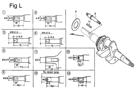 Fig-12 Diagram and Parts List for GC160A Type VXE Honda Engine