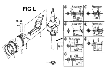 Fig-1 Diagram and Parts List for GXV160H2 Type A1SA Honda Engine