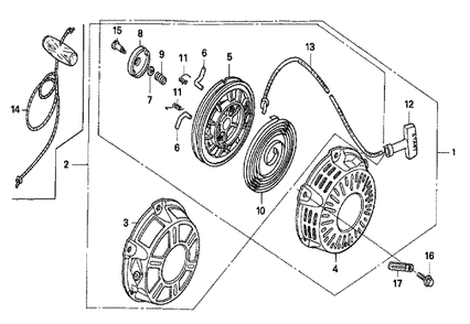 Fig-0 Diagram and Parts List for GX160K1 Type KTA Honda Engine