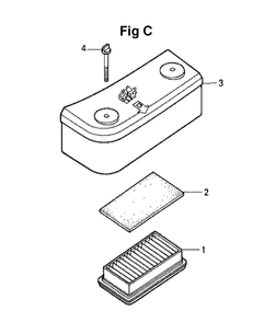 Fig-6 Diagram and Parts List for GXV140 Type N1Y Honda Engine