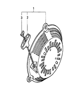 Fig-0 Diagram and Parts List for GC135 Type QHE Honda Engine