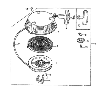 Fig-0 Diagram and Parts List for GXV160 Type N1 Honda Engine