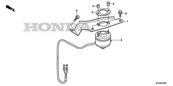 Auto Throttle Diagram and Parts List for GX630RHX (Type VWS1)(GCAMH-2000001-9999999) Honda Engine