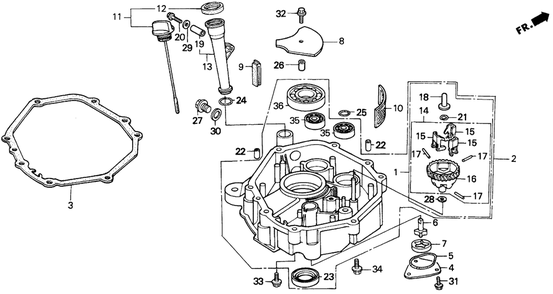 Part Location Diagram of 15630-Z5N-800 Honda Extension- Oil Filler