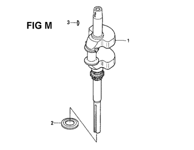 Fig-10 Diagram and Parts List for GXV520U Type QEA3 Honda Engine