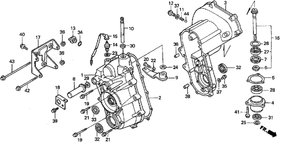 Part Location Diagram of 35610-763-A01 Honda Switch, Neutral