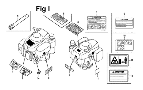 Fig-12 Diagram and Parts List for GXV160UH2 Type N1 Honda Engine