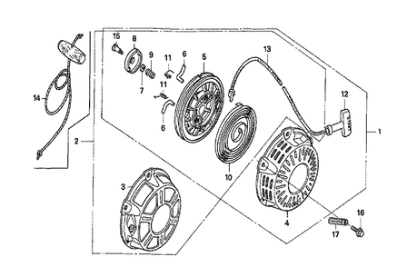 Fig-0 Diagram and Parts List for GX160K1 Type QWX2 Honda Engine