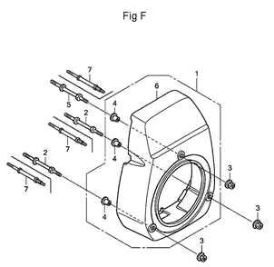 Fig-6 Diagram and Parts List for GC160A Type QHA Honda Engine