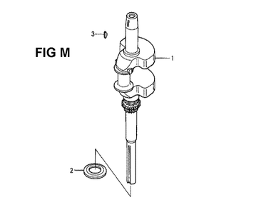 Fig-9 Diagram and Parts List for GXV530 Type PXA1 Honda Engine