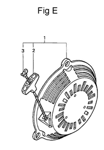 Fig-5 Diagram and Parts List for GC135 Type QHA Honda Engine