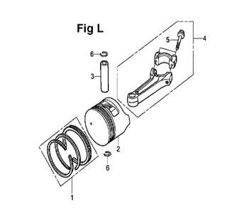 Fig-2 Diagram and Parts List for GXV160UH2 Type A12 Honda Engine