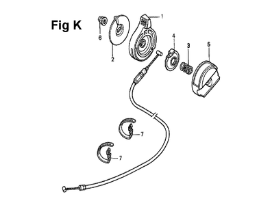 Fig-2 Diagram and Parts List for GXV120 Type N2T Honda Engine