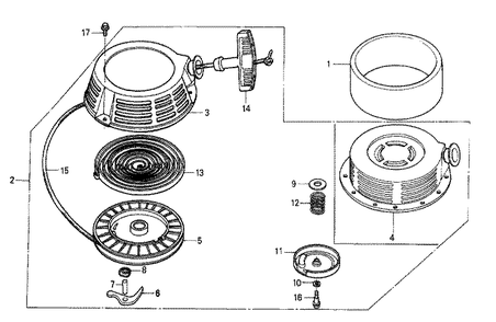 Fig-0 Diagram and Parts List for GXV270 Type D1 Honda Engine