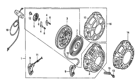 Fig-0 Diagram and Parts List for GX160K1 LJC7-Seri-20-8669999 Honda Engine