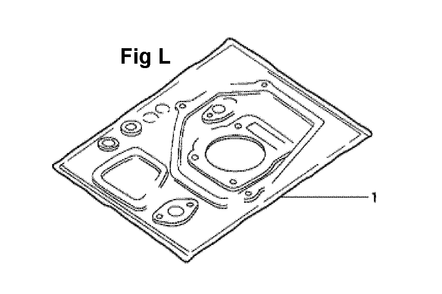 Fig-3 Diagram and Parts List for GXV160K1 Type N6 Honda Engine