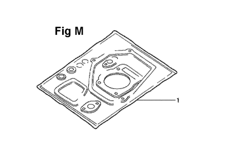 Fig-11 Diagram and Parts List for GXV140 Type N1 Honda Engine