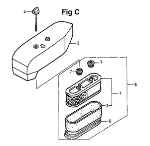 Fig-8 Diagram and Parts List for GXV160K1 Type N1 Honda Engine
