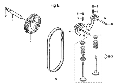 Fig-5 Diagram and Parts List for GC160LA Type MHAB Honda Engine