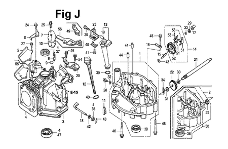 Fig-11 Diagram and Parts List for GXV160UH2 Type A1S Honda Engine