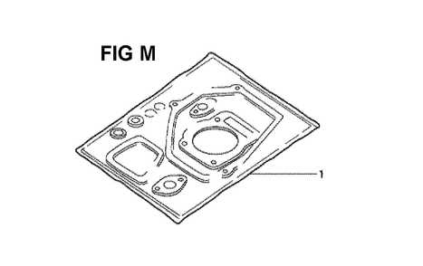 Fig-12 Diagram and Parts List for GXV160 Type N1S Honda Engine