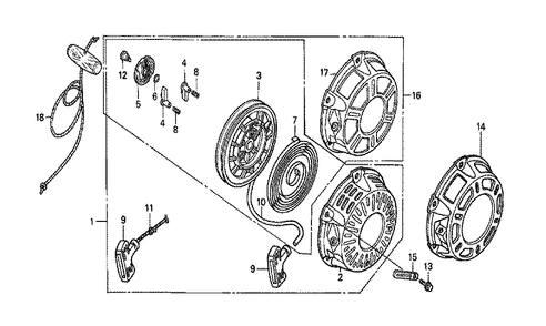 Fig-0 Diagram and Parts List for GX160K1 (QCL)(61-8669999) Honda Engine