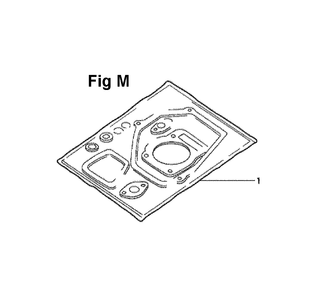 Fig-10 Diagram and Parts List for GXV140 Type A1 Honda Engine