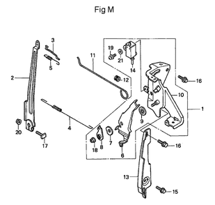 Fig-13 Diagram and Parts List for GC160A Type MEA2 Honda Engine