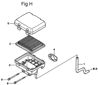 Fig-8 Diagram and Parts List for GC160A Type QBC Honda Engine
