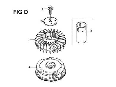 Fig-11 Diagram and Parts List for GXV530 Type SXE3 Honda Engine