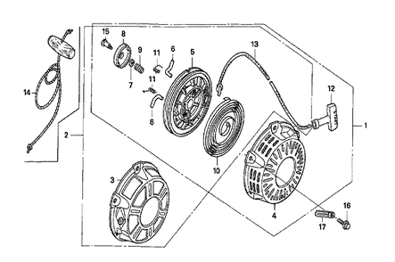 Fig-0 Diagram and Parts List for GX160K1 Type NSJ Honda Engine