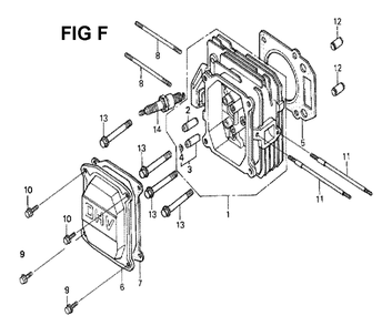 Fig-8 Diagram and Parts List for GXV160K1 Type SFCA Honda Engine