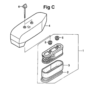 Fig-9 Diagram and Parts List for GXV160UA1 Type N12 Honda Engine
