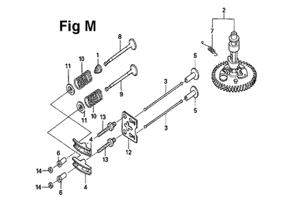 Fig-6 Diagram and Parts List for GXV160UH2 Type SFL Honda Engine