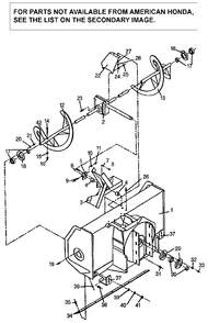 Part Location Diagram of 72998-0007 Honda Plate, Shear Fan Adapter